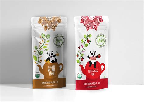 Orka, Organic wellness Tea Product Packaging :: Behance