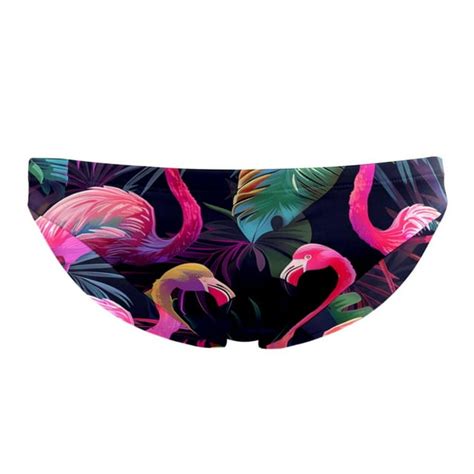 Mens Swim Briefs Mens Athletic Swimwear Jammers Modern Tropical