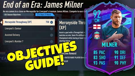 HOW TO COMPLETE MILNER OBJECTIVES FAST 92 Rated End Of An Era James