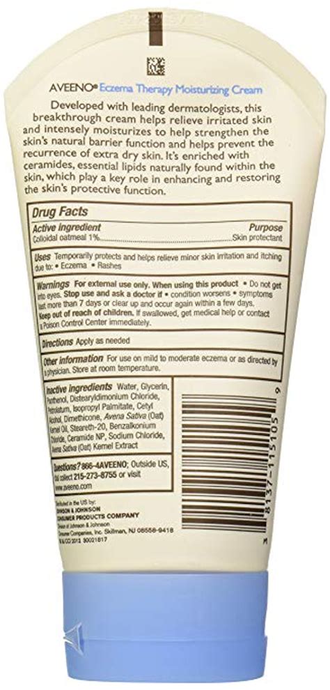 Aveeno Eczema Therapy Moisturizing Cream