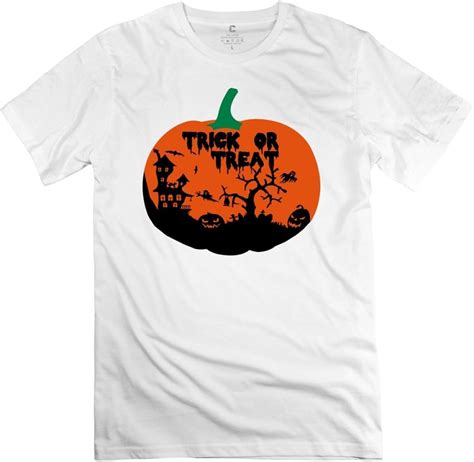 Trick Or Treat White T Shirt For Men Xxl Clothing