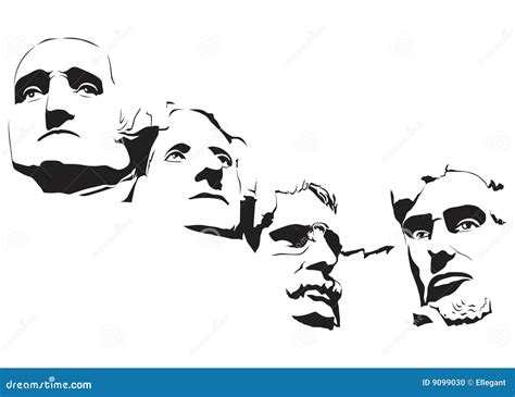 Mount Rushmore Vector Illustration | CartoonDealer.com #42280