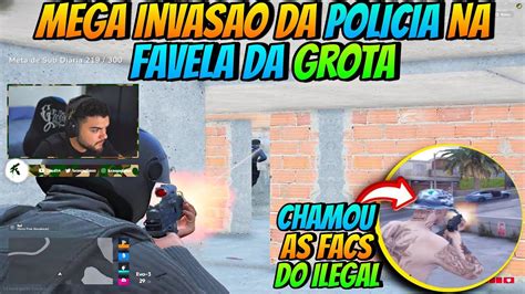 INVASÃO NA FAVELA DA GROTA TODA POLICIA INVADIU RED CHAMOU AS FACS