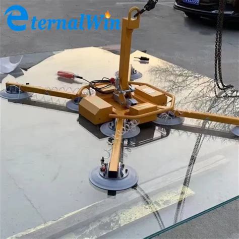 Glass Vacuum Lifter Electric Vacuum Robot Lifter For Glass Installation Suction Cup And