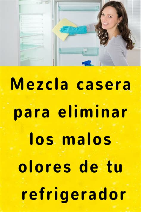 Mezcla Casera Para Eliminar Los Malos Olores De Tu Refrigerador Artofit