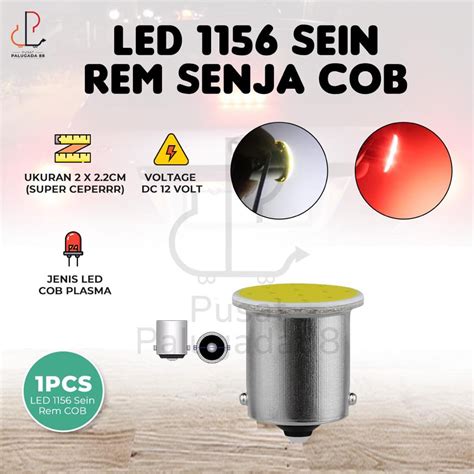 Jual Lampu Led Sein Rem Senja Cob Dc V Bayonet Putar Mobil Motor