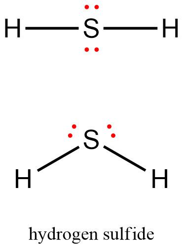 H2s Lewis Structure Molecular Geometry