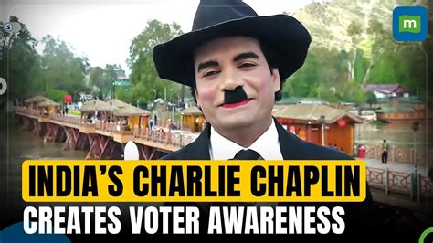 Charlie Chaplin Of India Is On A Voter Awareness Campaign From Srinagar