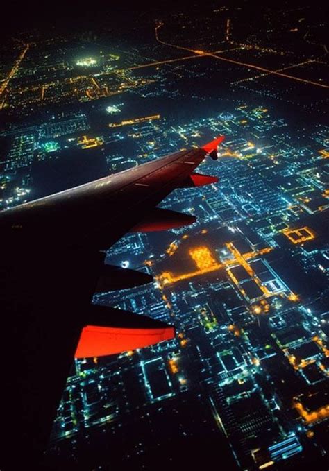 Flying at night | Airplane view, Aviation, Airplane window