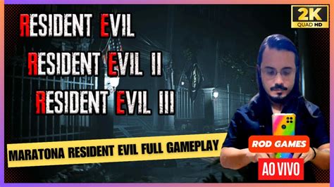 MARATONA RESIDENT EVIL RESIDENT EVIL 2 RESIDENT EVIL 3 FULL