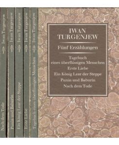 Fünf Erzählungen Turgenjew Iwan