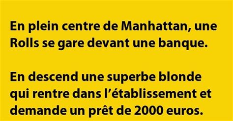 En descend une superbe blonde Blagues et les meilleures images drôles