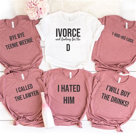 Funny Divorce Party Shirt Matching Divorce Party Etsy