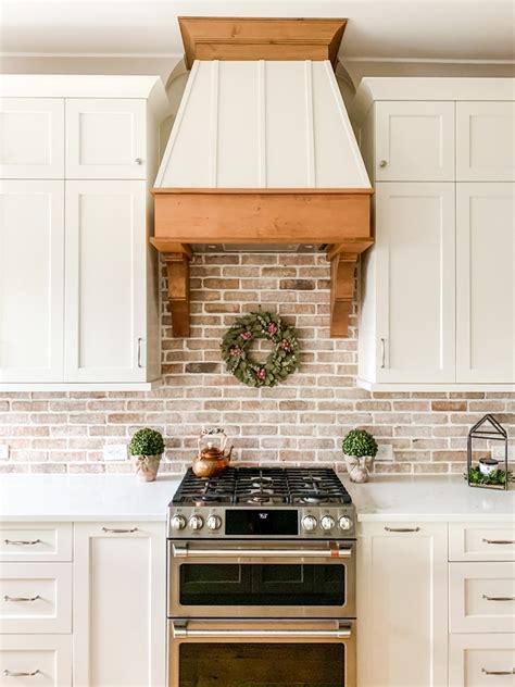 Brick Backsplash One Of The First Design Elements I Envisioned In My