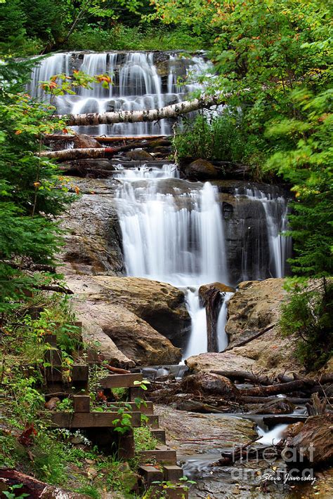 Sable Falls Photograph by Steve Javorsky