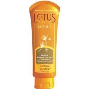 Lotus Herbals Safe Sun De Tan After Sun Face Pack G Amazon In Beauty