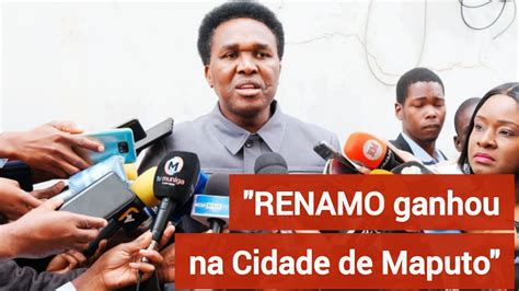 Venâncio Mondlane RENAMO celebrando suposta vitória na Cidade de