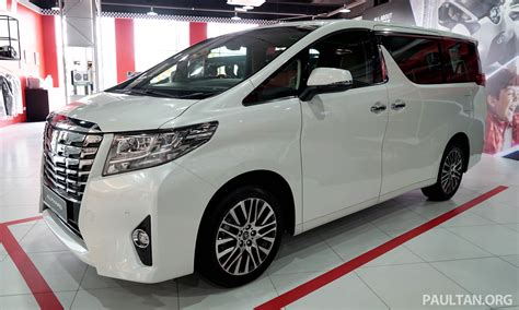 Toyota Alphard And Vellfire Malaysian Spec Cars Previewed At Toyota