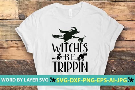 Witches Be Trippin Svg Cut File Graphic By Nzgraphic · Creative Fabrica