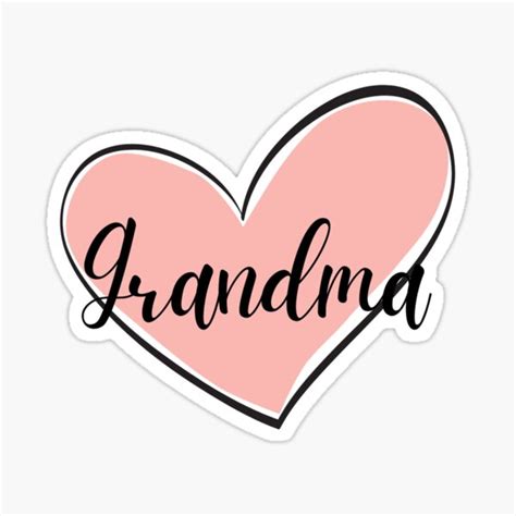 Grandma Sticker For Sale By Sarahsspot01 Redbubble