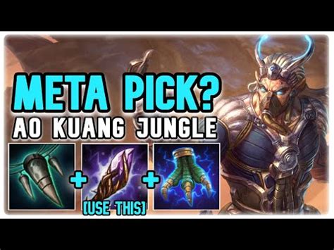 Ao Kuang Is Meta Now Grandmaster Ao Kuang Jungle Youtube