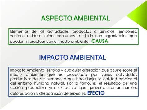 IdentificaciÓn De Aspectos E Impactos Ambientales