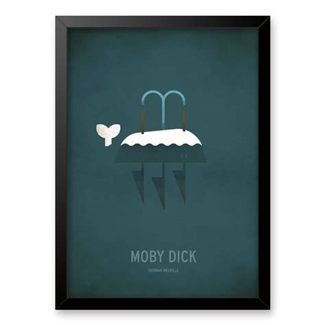 Quadro E Poster Moby Dick Quadrorama