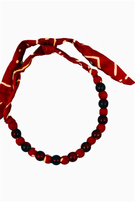 Collar Artesanal Wax Bogolan Afrika Color Barcelona