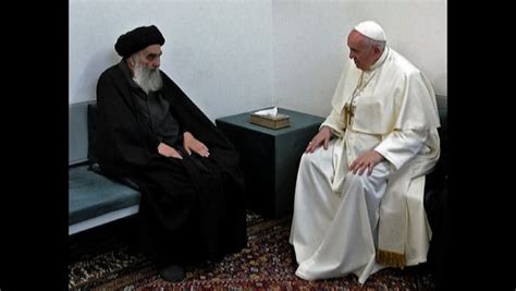 Iraq Papa Francesco E Lo Storico Incontro Con L Ayatollah Al Sistani