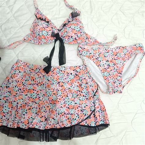 Pierre Cardin Bikini 3pc Women S Fashion Swimwear Bikinis Swimsuits On Carousell