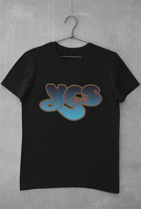 Vintage Yes Logo T Shirt Unisex Tee Band Merch Prog Rock 90s Etsy