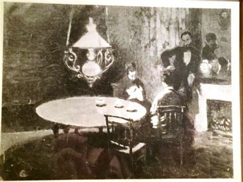 Claude MONET Interieur Apres Diner Lifetime Copper Plate Engraving C