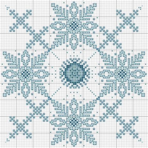 190 Best Snowflake Cross Stitch Images On Pinterest Embroidery Punto