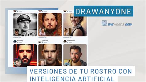 Drawanyone así es la Inteligencia Artificial que crea versiones de tu