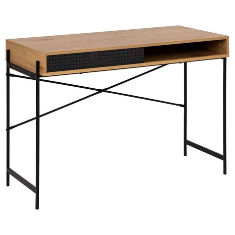 Bureau Rectangulaire Ac Design Furniture Chêne 110x50x75cm à 4821