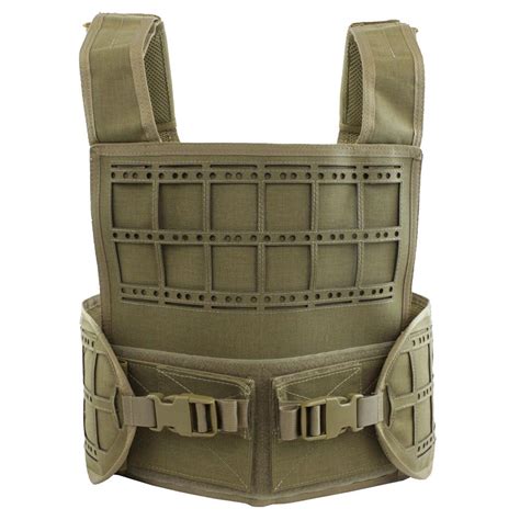 Gear Stock Laser Cut Molle Vest Tan Camouflageca