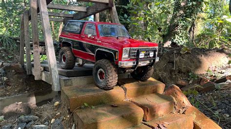 Traxxas Trx Chevy Blazer Backyard Crawler Course Adventure