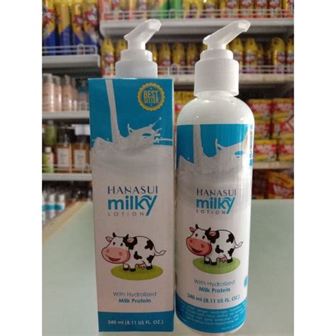 Jual HANASUI Milky Lotion 240ml Hanasui Handbody Susu Kambing 240ml