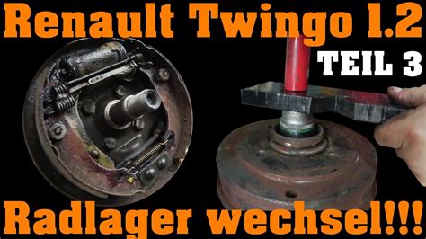 Renault Twingo Radlager Wechsel Hinten YouTube