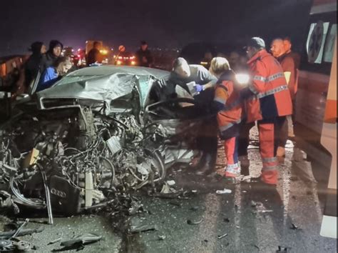 ACCIDENT provocat de un șofer bulgar la Însurăței PATRU PERSOANE au