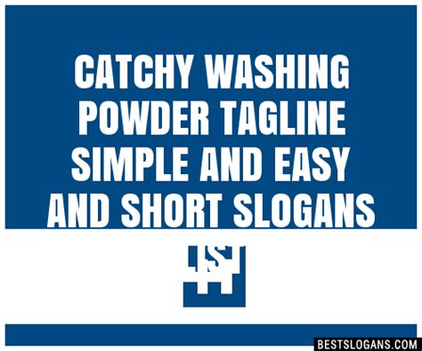 30 Catchy Washing Powder Simple And Easy And Short Slogans List