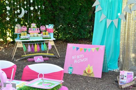 Camping Summer Camp Birthday Party Ideas Photo 1 Of 26 Catch My Party