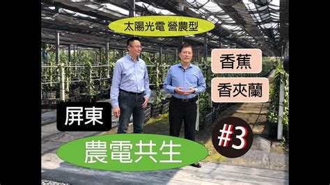 太陽光電農電共生 營農型3 香蕉and香莢蘭 右上角提供前兩集的資訊卡 Youtube