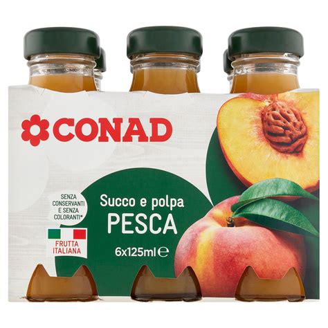 Succo E Polpa Pesca Conad In Vendita Online Conad