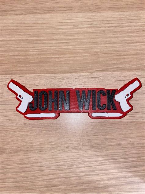 Archivo Stl Logo John Wickplan Imprimible En D Para Descargarcults