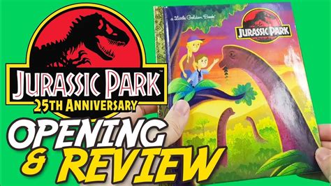 Jurassic Park 25th Anniversary Story Book A Little Golden Book