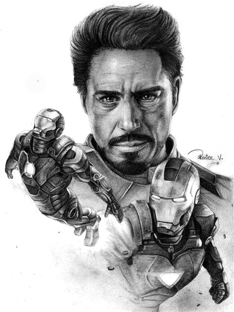 Tony Stark Iron Man By Reniervivas666 On Deviantart