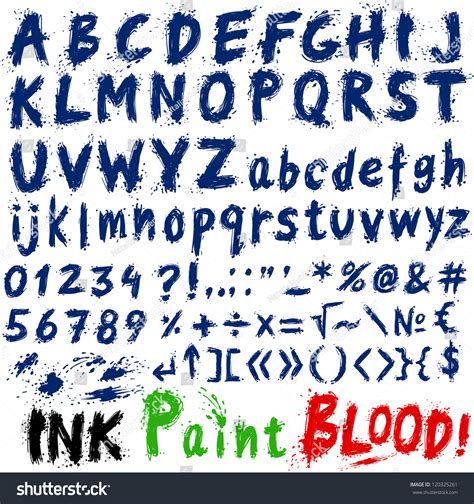 Paint Splatter Font