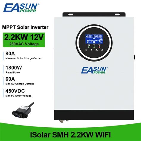 Easun Power Solar Hybrid Inverter V Ac V Kw Pure Sine Wave