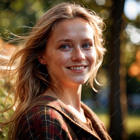 Premium Photo | Danish woman from Denmark typical national citizen